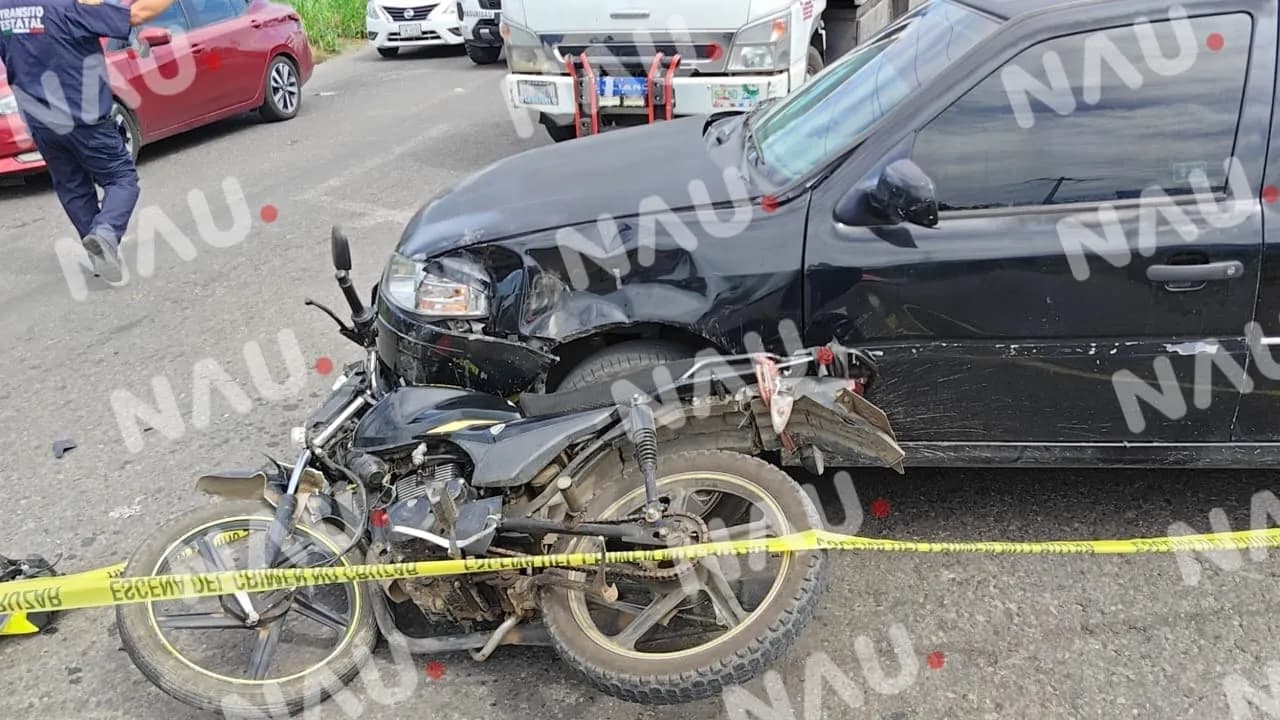 Muere motociclista que se accidentó en la 7 sur y libramiento sur oriente