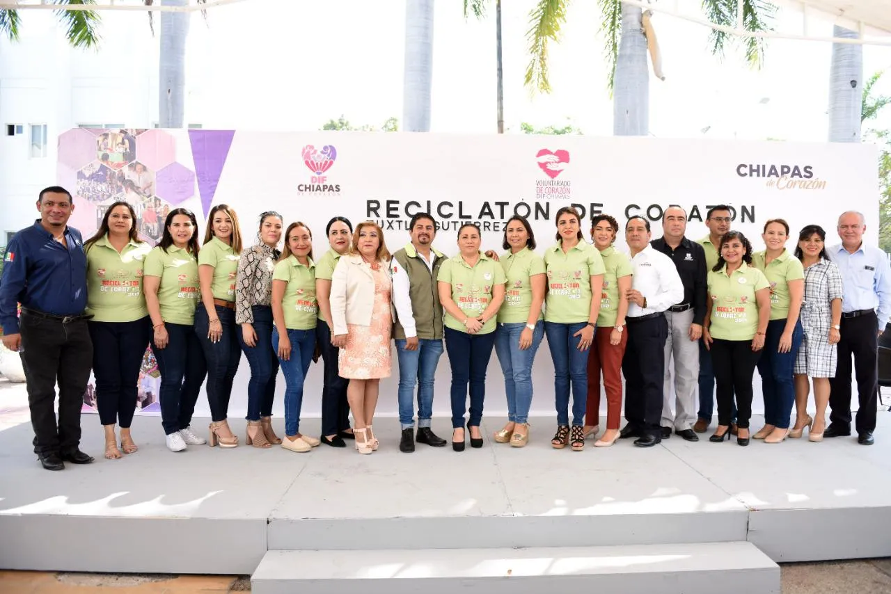 Se suma Voluntariado a Reciclatón del DIF Chiapas