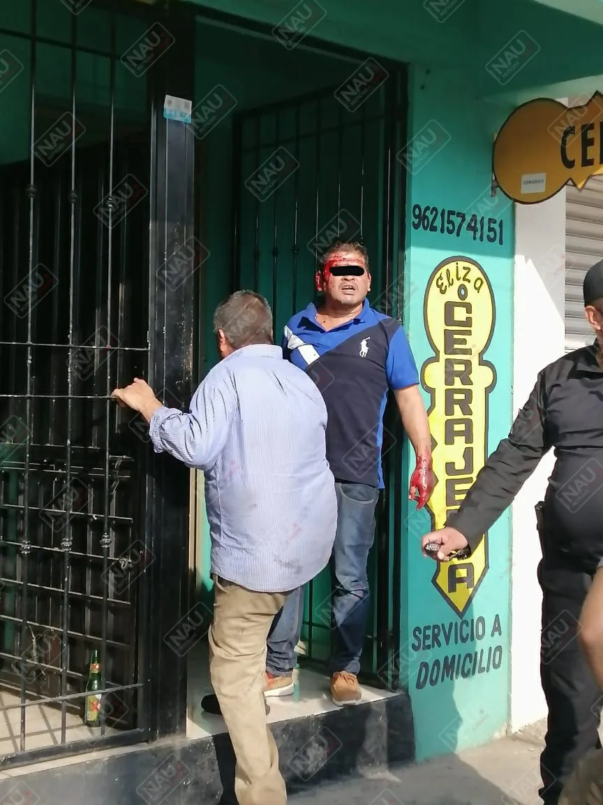 El chilango lesionó a golpes a su vecino