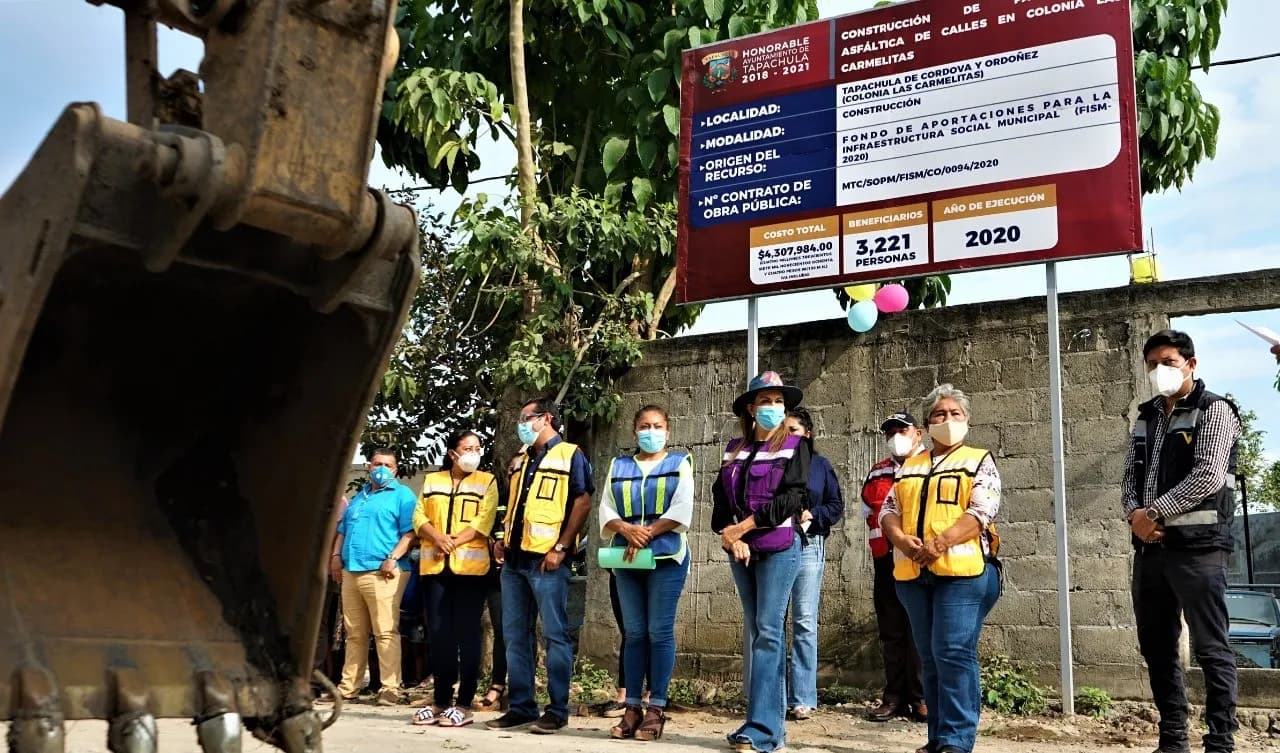PAVIMENTACIÓN DE CAMINO BENEFICIARÁ A CINCO COLONIAS DEL SUR-ORIENTE DE TAPACHULA