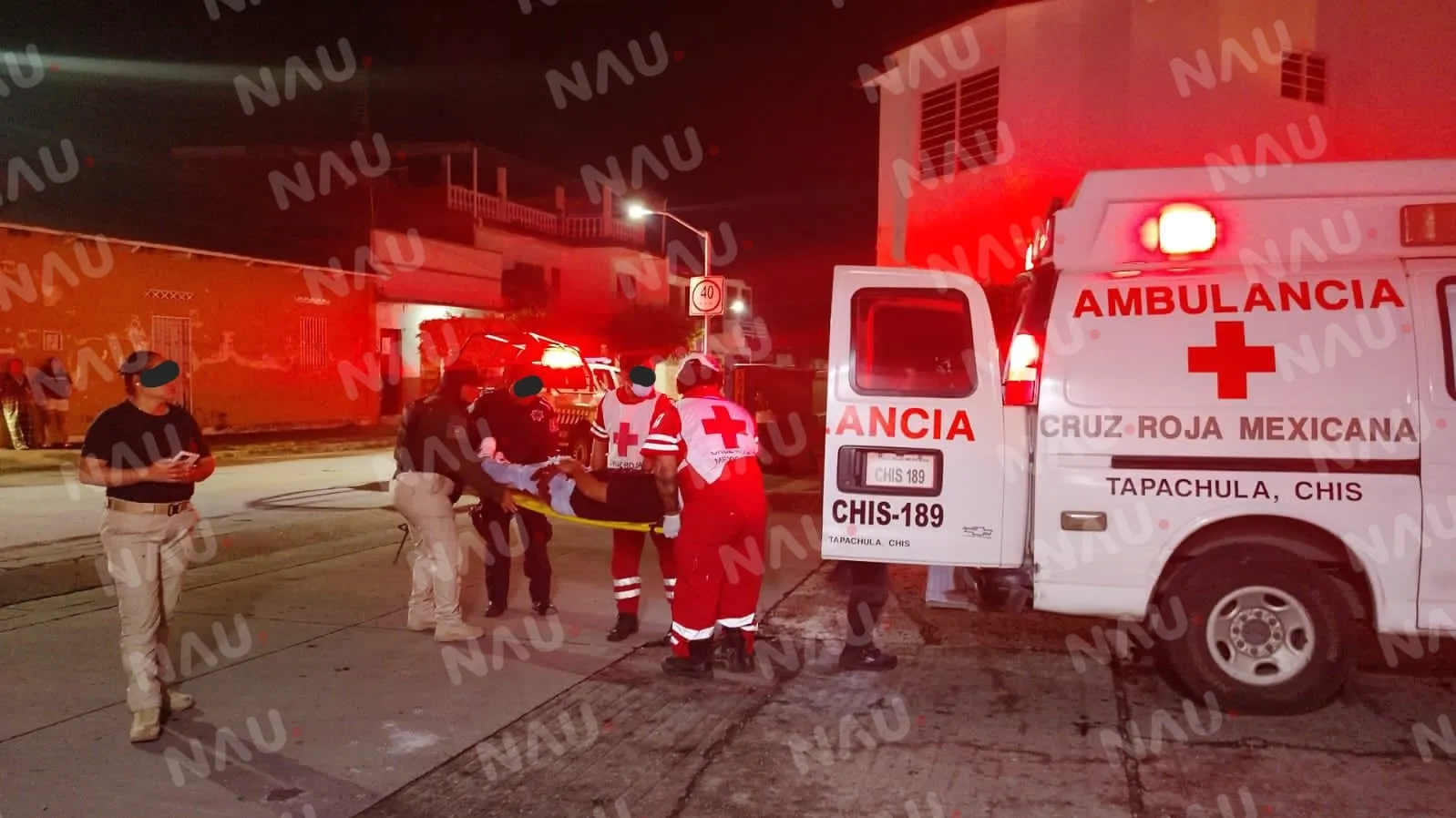 Dos hombres resultan heridos por arma de fuego durante un asalto en Tapachula