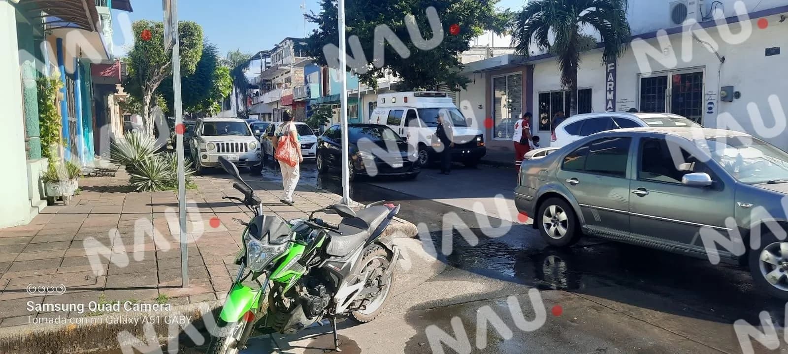 Motociclista de Tuxtla Chico resultó lesionada