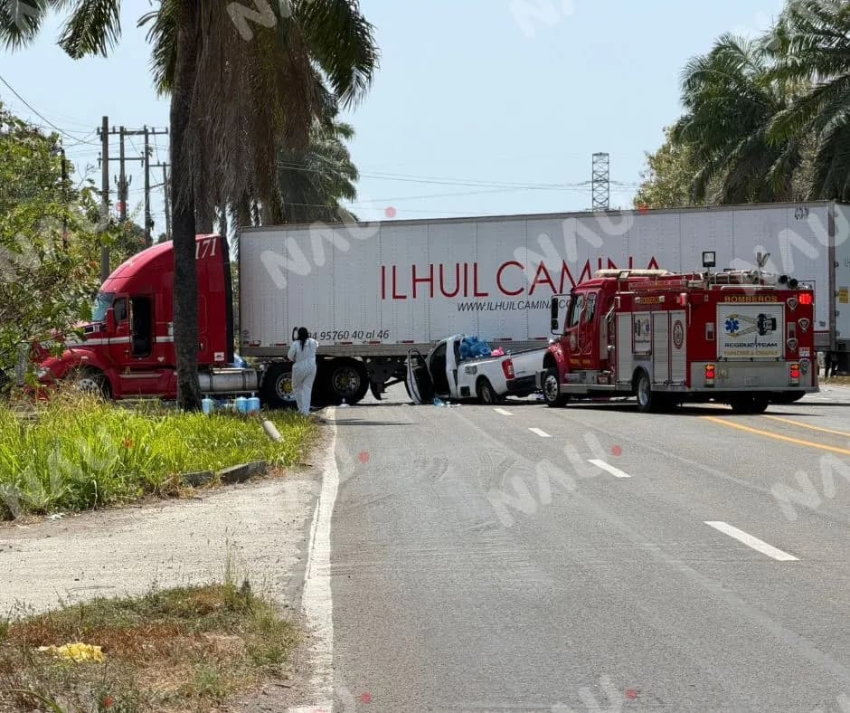 Un muerto y un lesionado en accidente sobre la carretera Tapachula–Puerto Madero