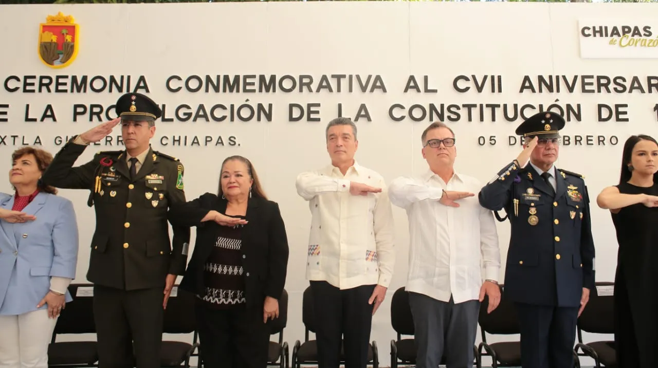 Conmemora Rutilio Escandón 107 Aniversario de la Promulgación de la Constitución de 1917