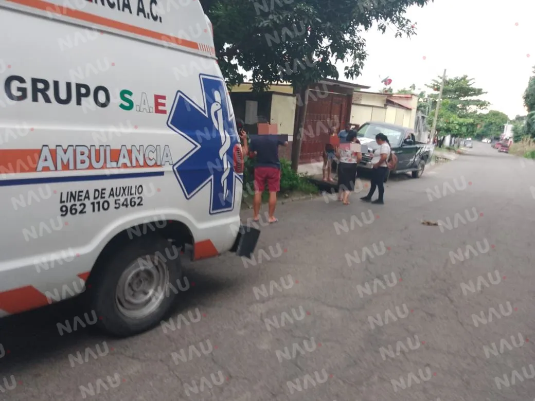 Ataque de perro deja a un menor herido en la colonia El Vergel, Tapachula
