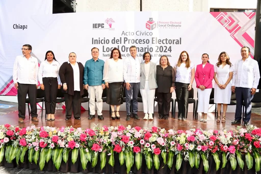 Rutilio Escandón llama a la unidad y a la civilidad ante el inicio del proceso electoral 2024 en Chiapas