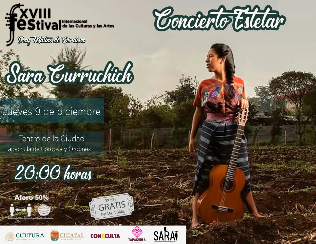 FINALIZA ESTE JUEVES EL FESTIVAL INTERNACIONAL FRAY MATÍAS DE CÓRDOVA EN TAPACHULA