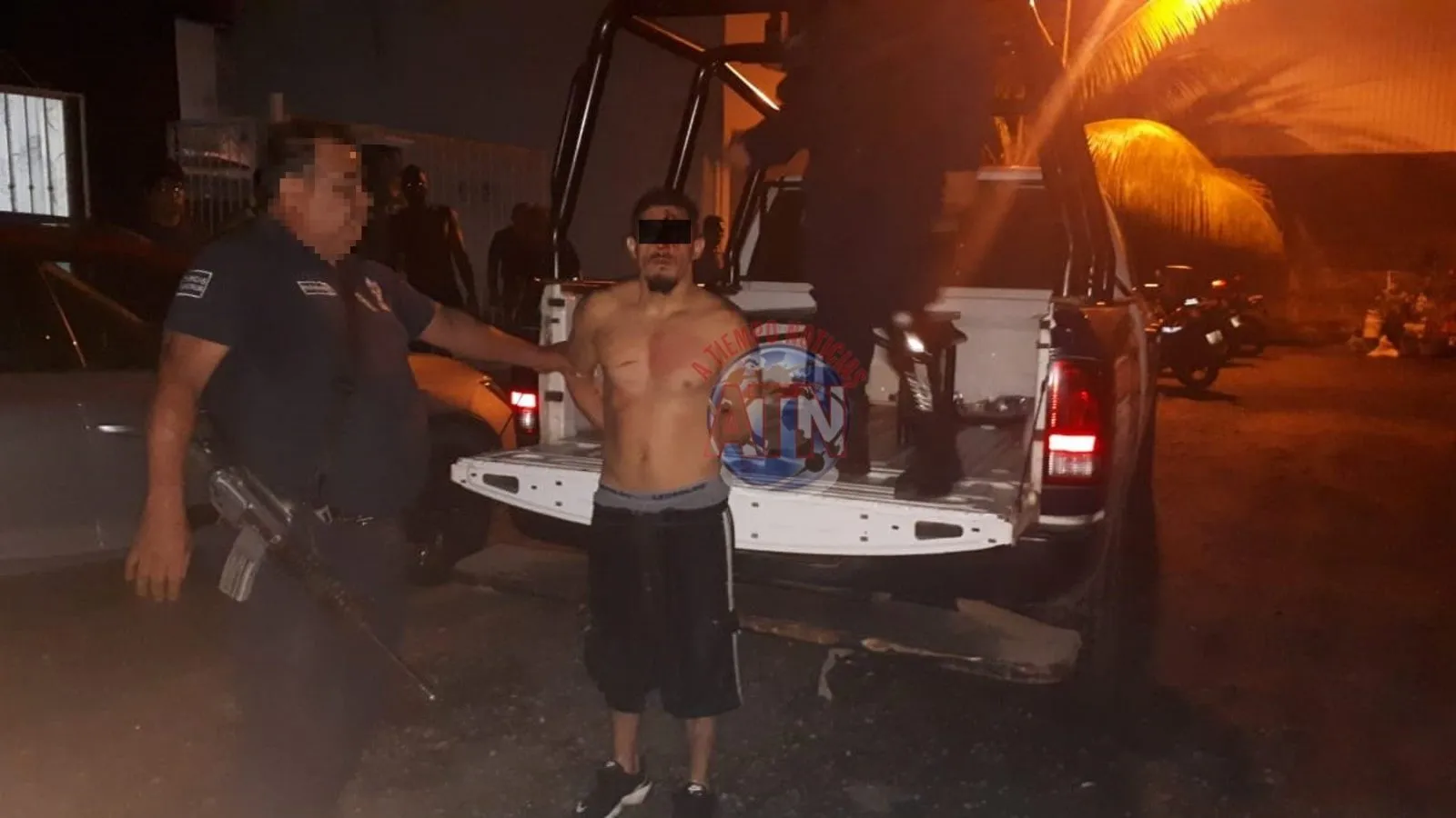 Salvadoreño detenido por meterse a robar a una casa en el fraccionamiento Costa del Sol