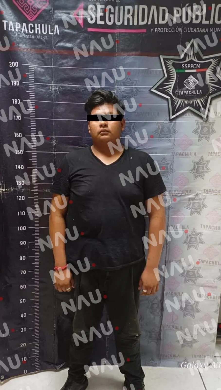 Detienen a sujeto por resistencia a particulares