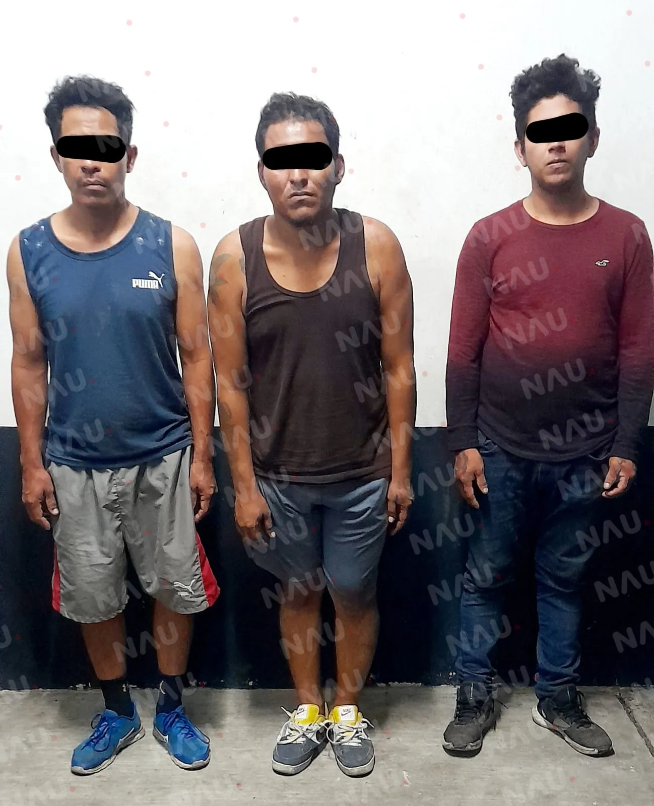 Tres detenidos acusados de robo