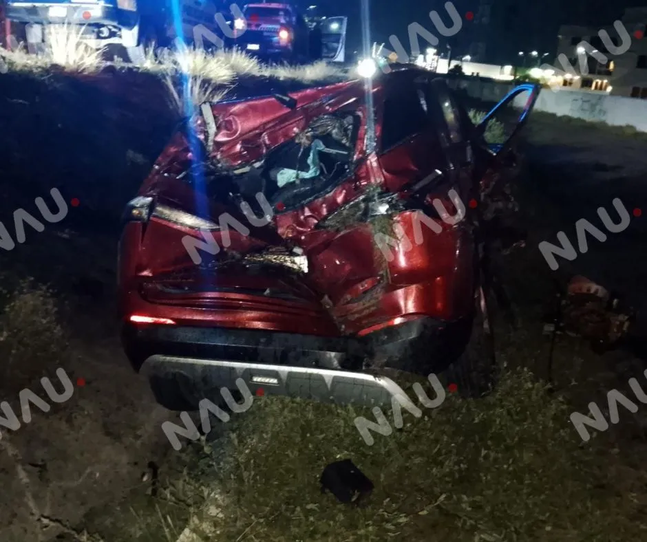 FUERTE ACCIDENTE EN EL LIBRAMIENTO SUR DE TAPACHULA DEJA UNA MUJER LESIONADA