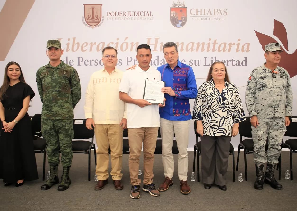 Encabeza Rutilio Escandón liberación humanitaria de 363 personas internas en penales de Chiapas