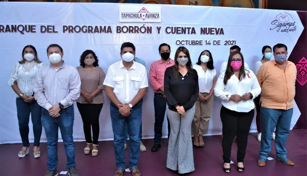 ROSY URBINA PONE EN MARCHA PROGRAMA “BORRÓN Y CUENTA NUEVA”