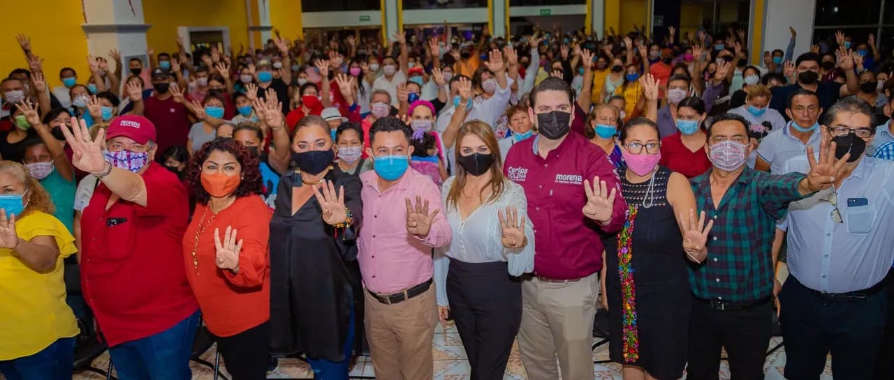 Toma Protesta Carlos Molina a los Comités de Defensa de la 4T en Tapachula