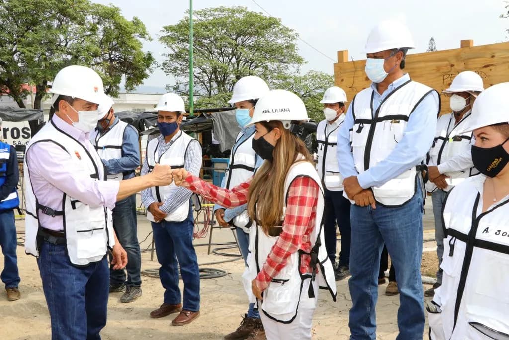 Supervisan construcción del paso a desnivel en Libramiento Sur de Tuxtla Gutiérrez