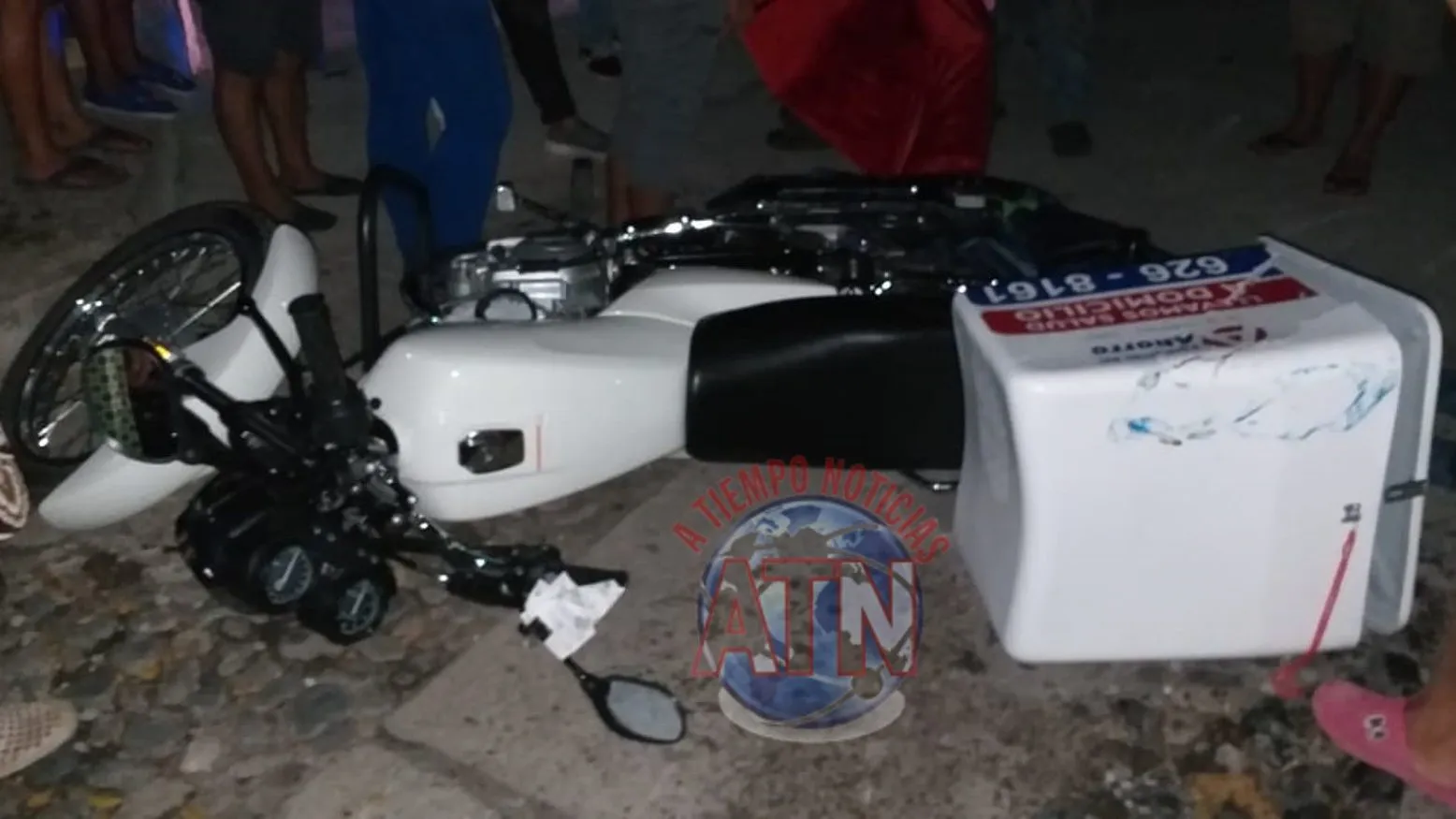 Motociclista fue chocado por no respetar la vía de preferencia