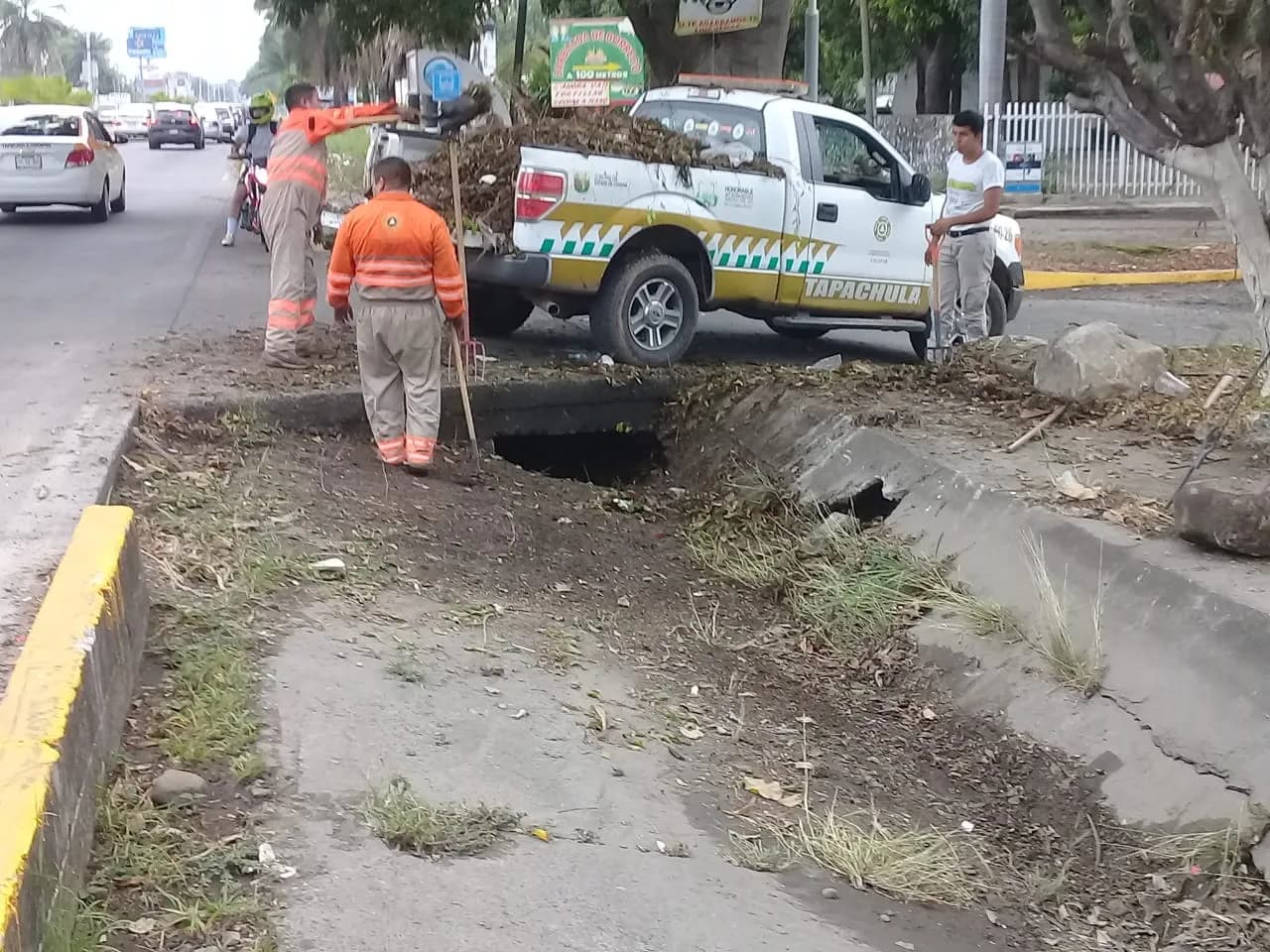 ANTE EL INICIO DE LA TEMPORADA DE LLUVIAS, SE REALIZAN ACCIONES PARA GARANTIZAR LA SEGURIDAD DE LA POBLACIÓN DE TAPACHULA