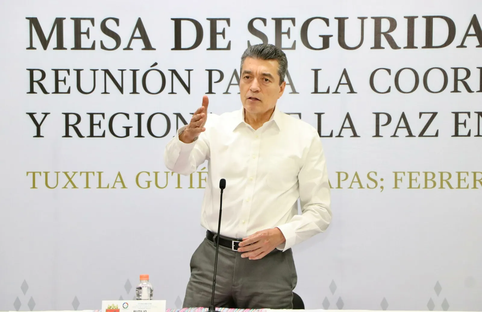 Ante alerta de sequía, Rutilio Escandón reitera el llamado a la población a evitar incendios forestales