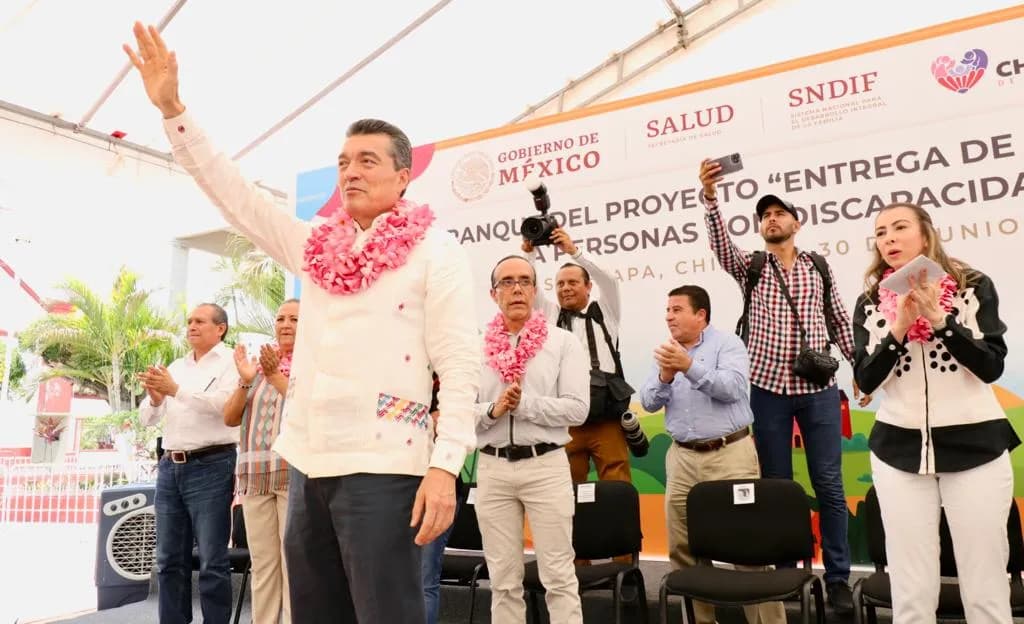Desde Suchiapa, Rutilio Escandón encabeza arranque de la Entrega de Ayudas Técnicas a Personas con Discapacidad