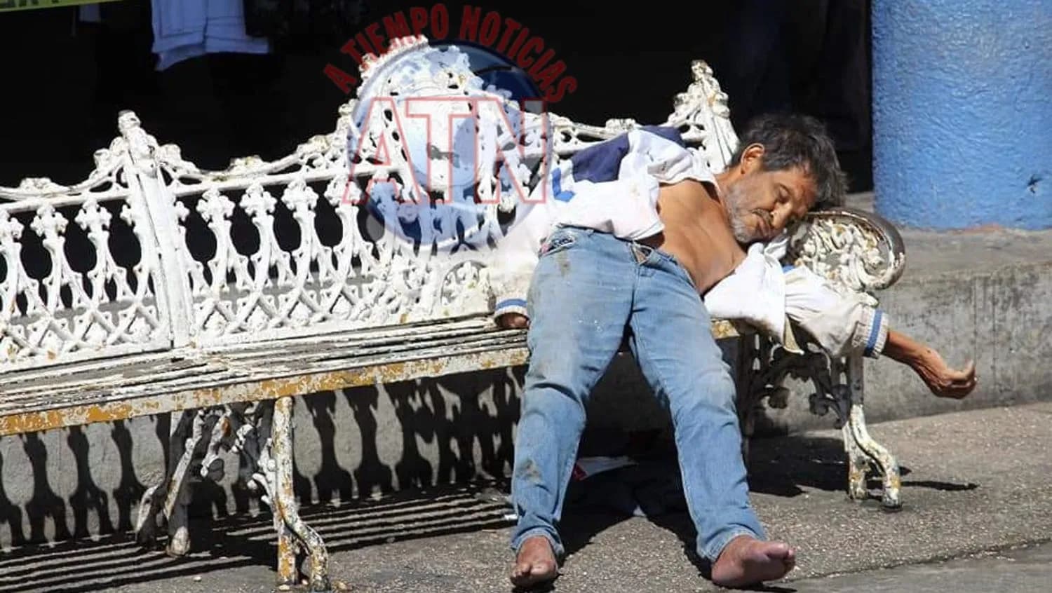 Indigente falleció en el parque Miguel Hidalgo