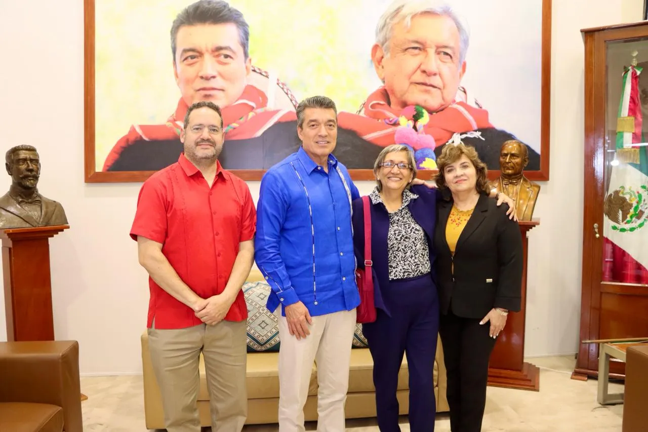 Se reúne Rutilio Escandón con Gabriela Rodríguez, secretaria general del Consejo Nacional de Población