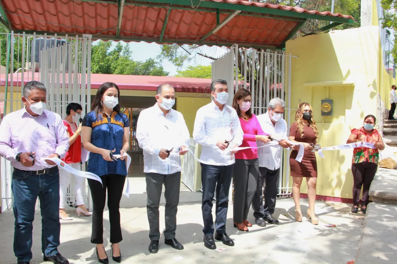 Rutilio Escandón inaugura remodelación integral de la Escuela Primaria “Dr. Emilio Rabasa Estebanell”