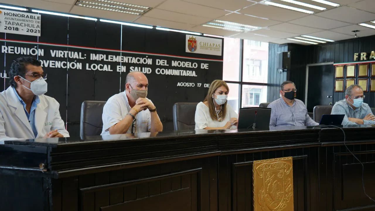 TRABAJAN MUNICIPIOS DEL SOCONUSCO EN IMPLEMENTACION DEL MODELO DE INTERVENCIÓN LOCAL EN SALUD COMUNITARIA.