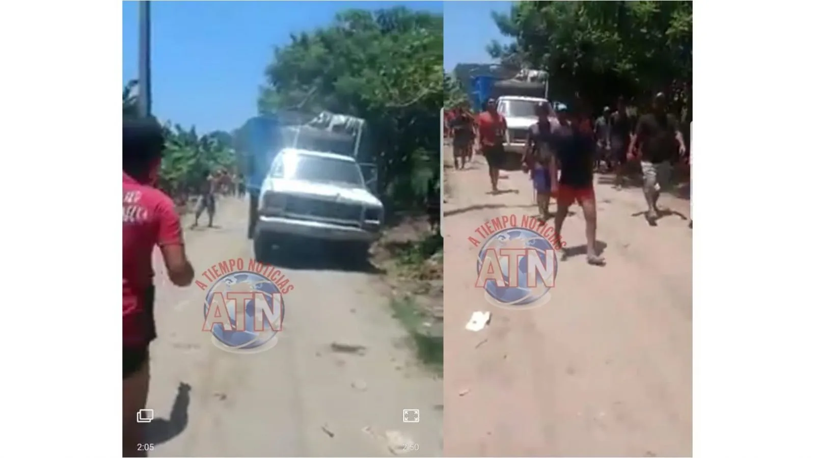 Un militar lesionado en enfrentamiento de palos y piedras