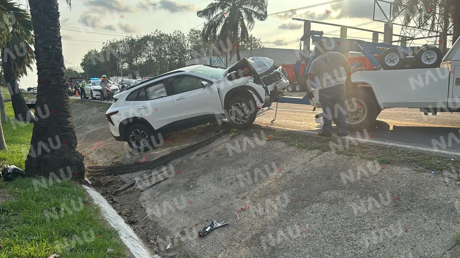 Un accidente en la carretera Tapachula – Puerto Madero deja saldo blanco