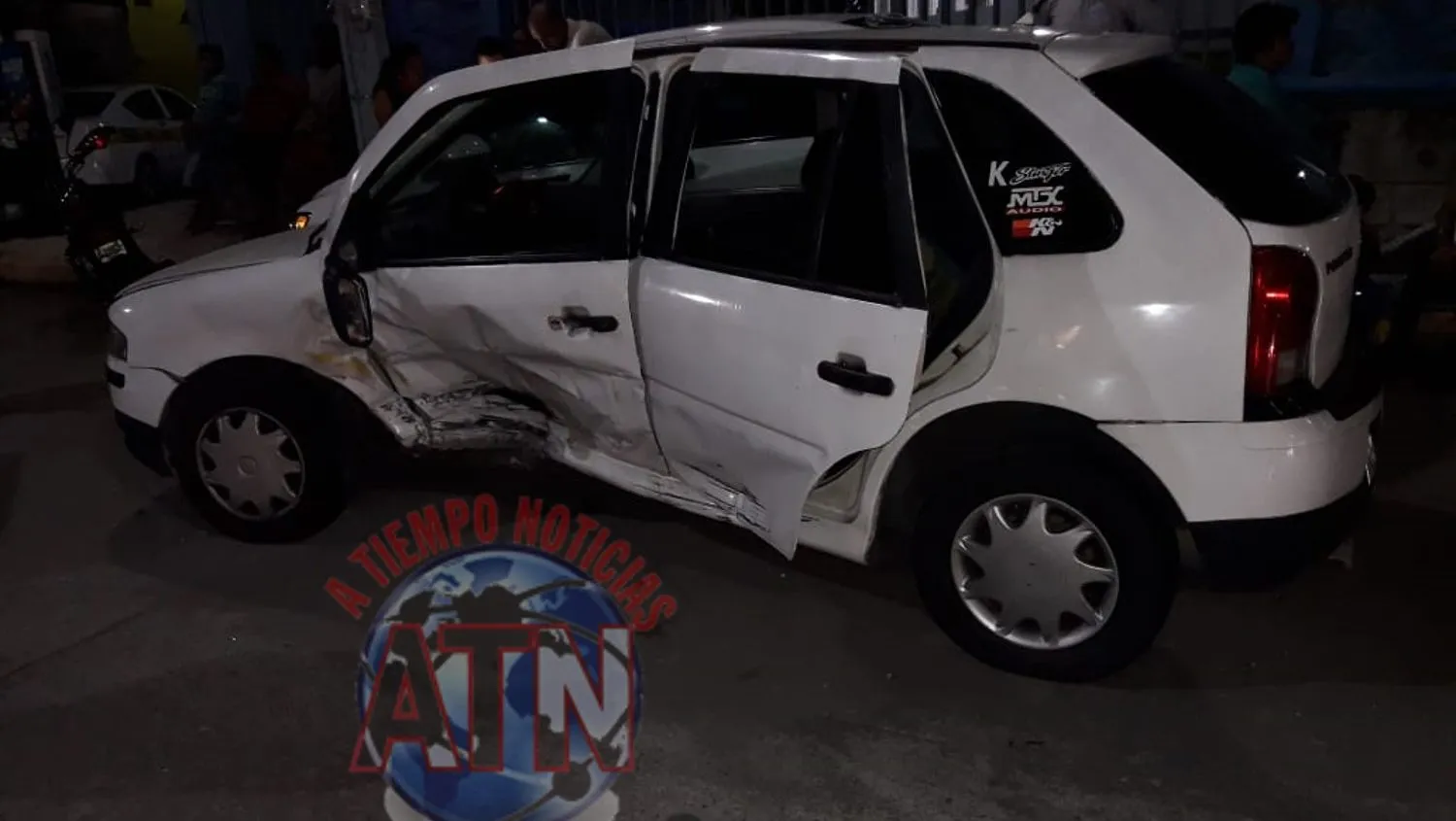 Accidente en la 12 avenida norte deja solo daños