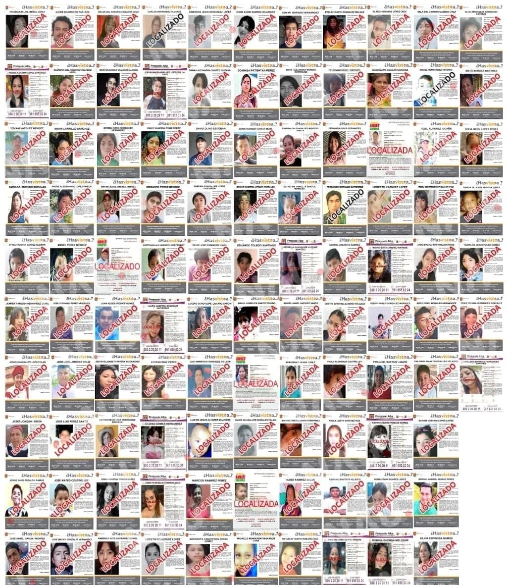 107 personas son localizadas por la FGE durante el mes de Abril