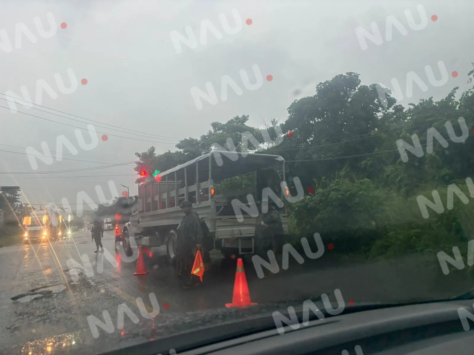 Aseguran vehículo en operativo en Tapachula, Chiapas.