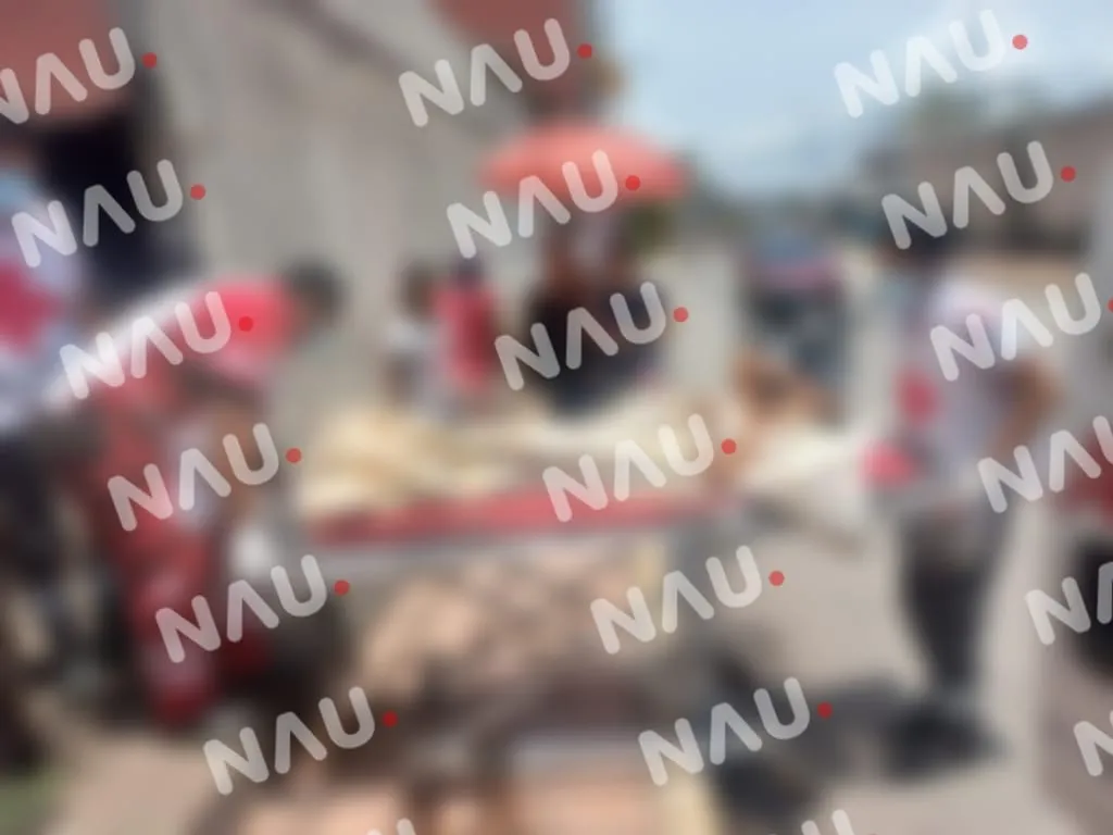 Señora en abandono social fue atendida por paramédicos de la Cruz roja mexicana