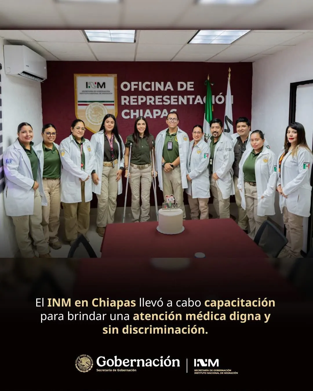 Fortalece #INMChiapas la capacitación del personal médico para brindar atención integral.