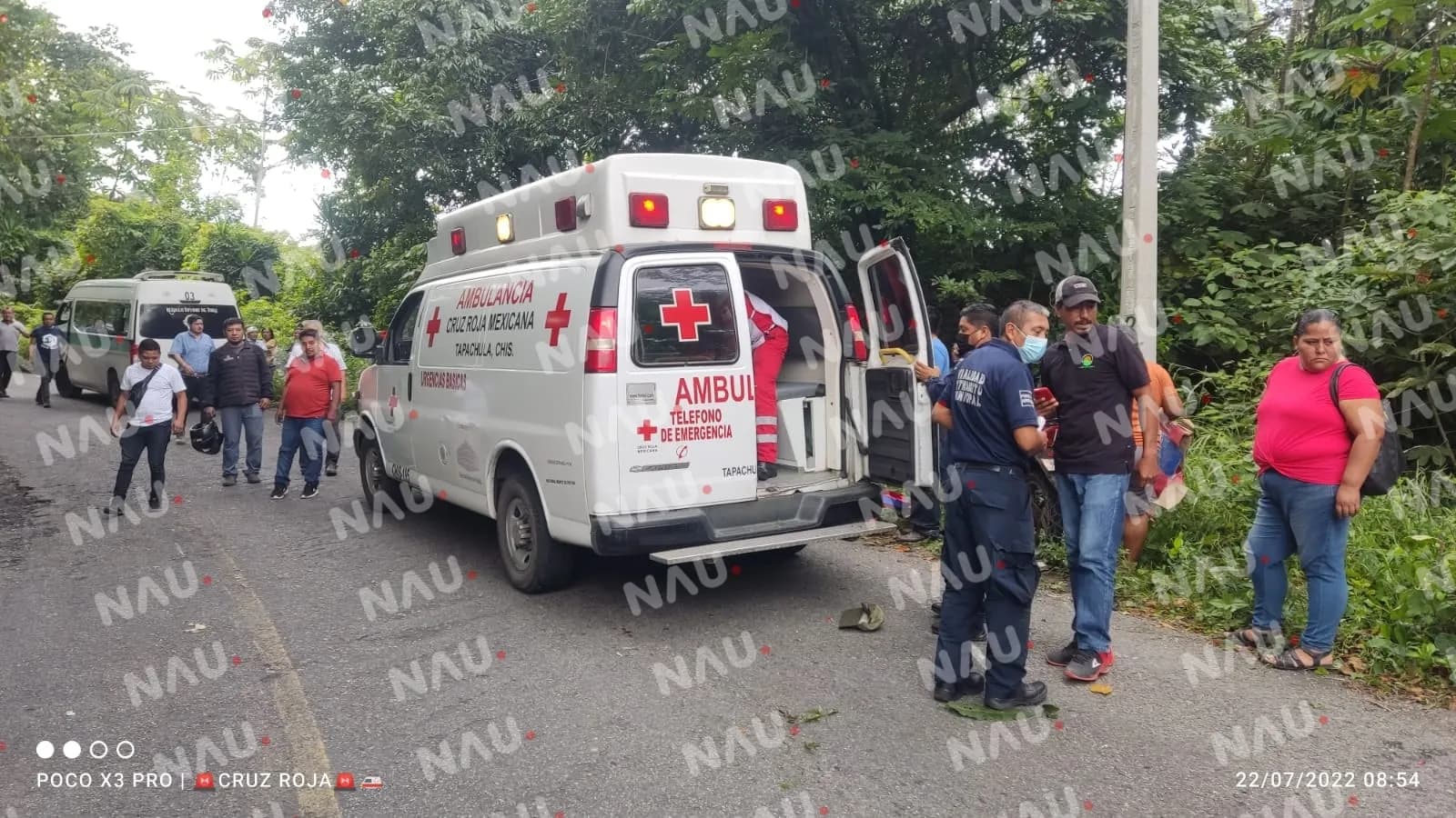 Dos Lesionados al derrapar motocicleta