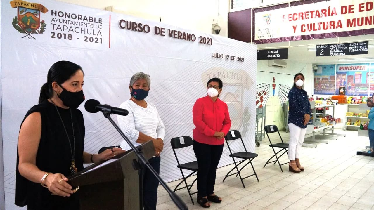 INICIA EL CURSO DE VERANO DEL AYUNTAMIENTO DE TAPACHULA, PARA NIÑOS Y ADOLESCENTES
