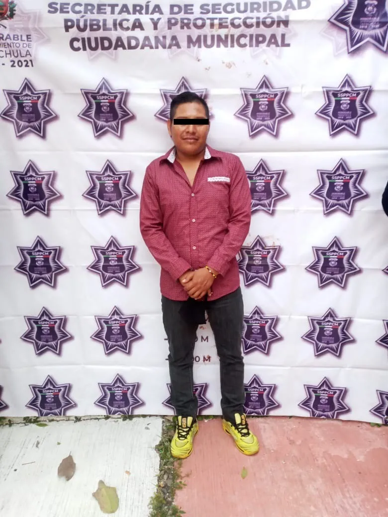 POR VIOLENCIA FAMILIAR, POLICÍA MUNICIPAL DETIENE A SUJETO