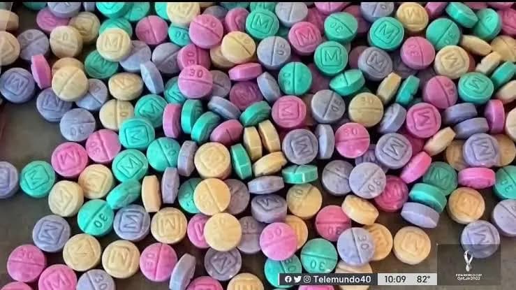 Fentanilo es distribuido en bolsitas de dulces