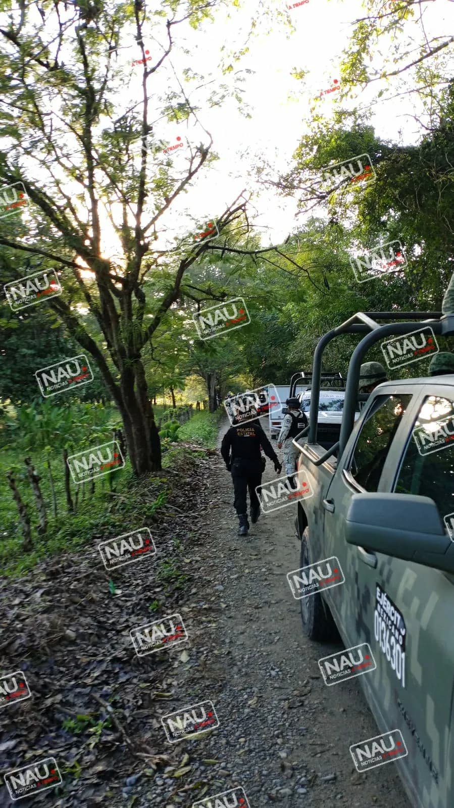 Exceso de fuerza de la GN en contera de migrantes baleados en Pijijiapan.