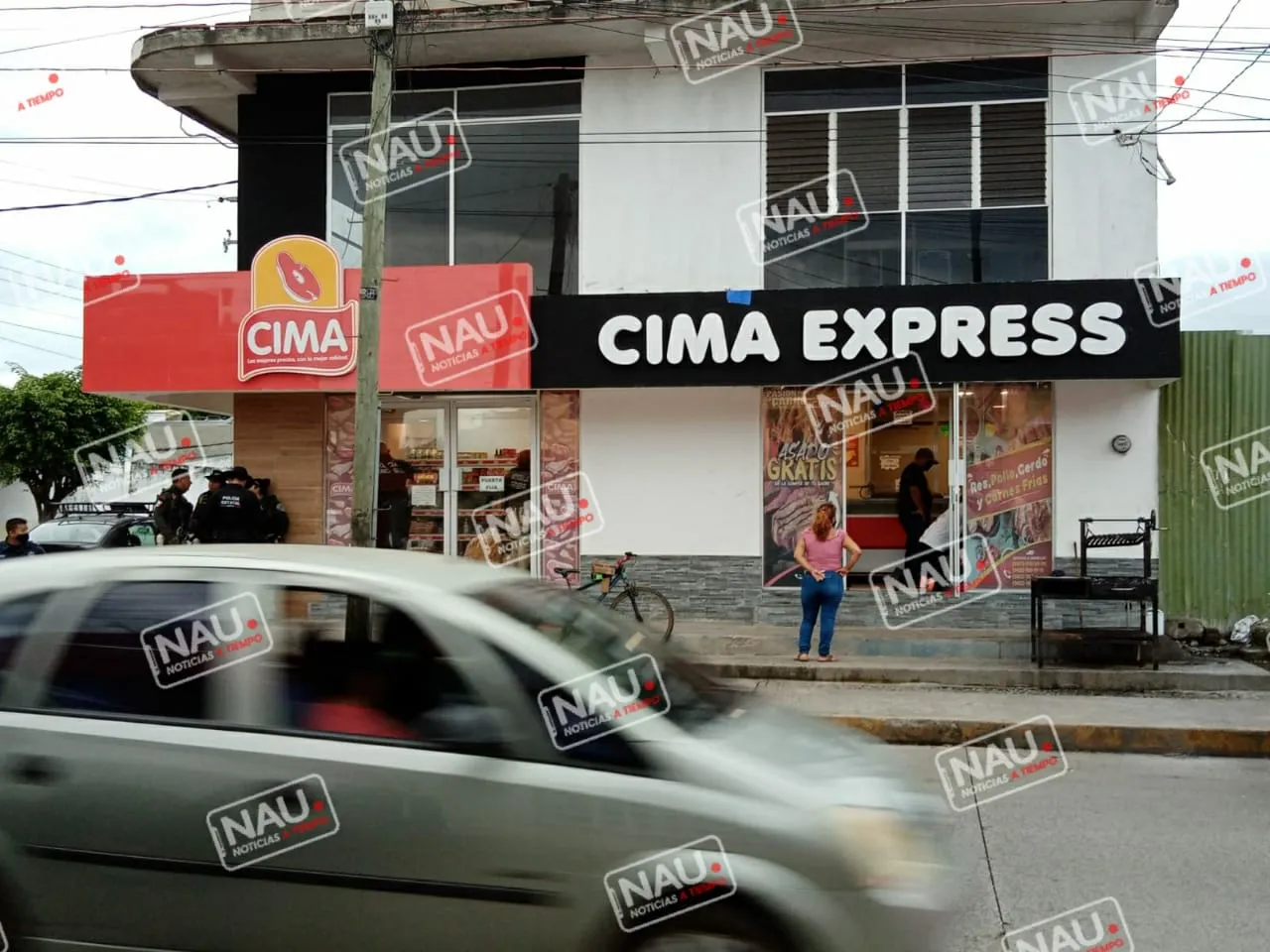 Asaltan carnicería Cima Express en Tapachula.