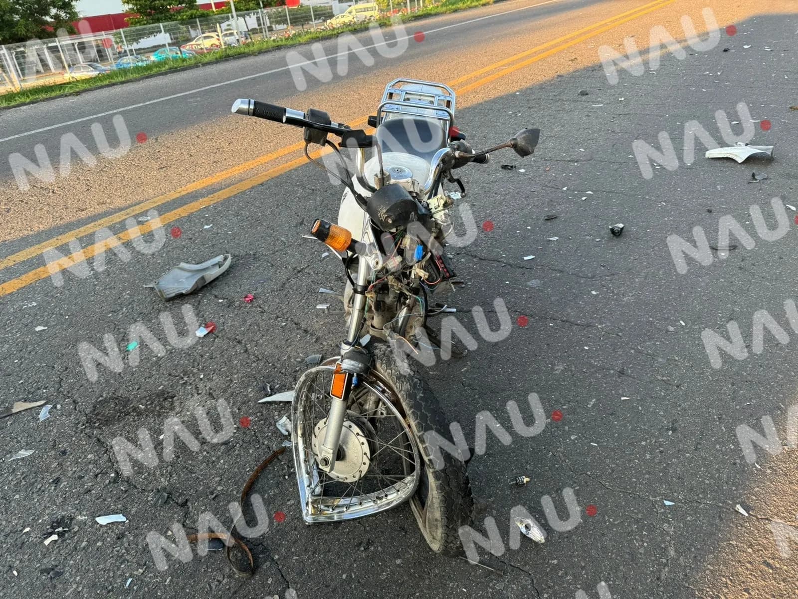 Accidente en Tapachula deja dos motociclistas lesionados