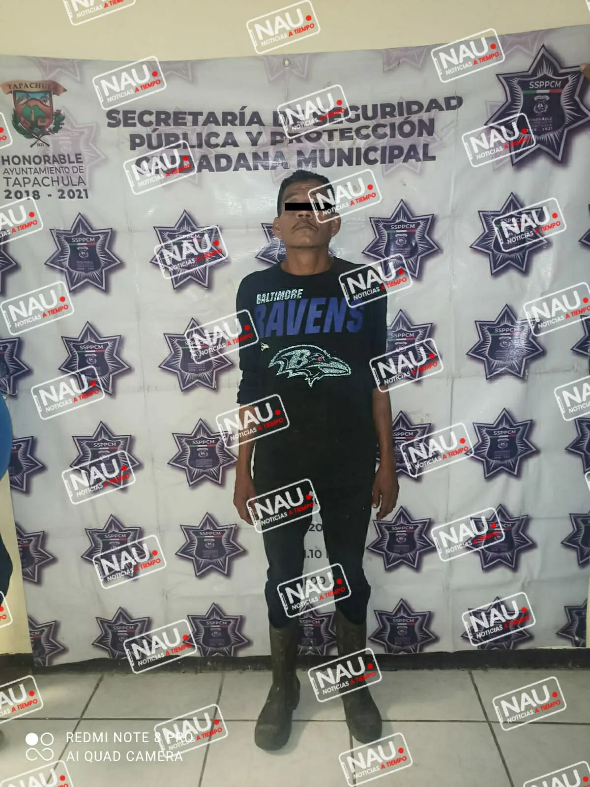 Detienen a sujeto por robo a casa habitación.