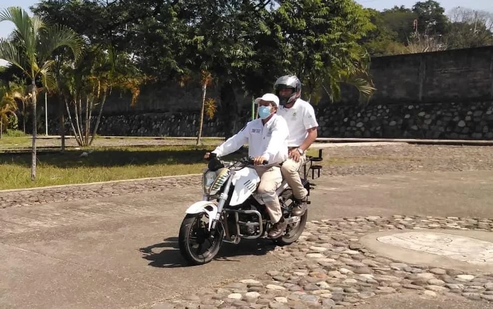 Elementos de Protección Civil se capacitan en el tema de Manejo de Unidad Motopatrulla de Primer Respondiente