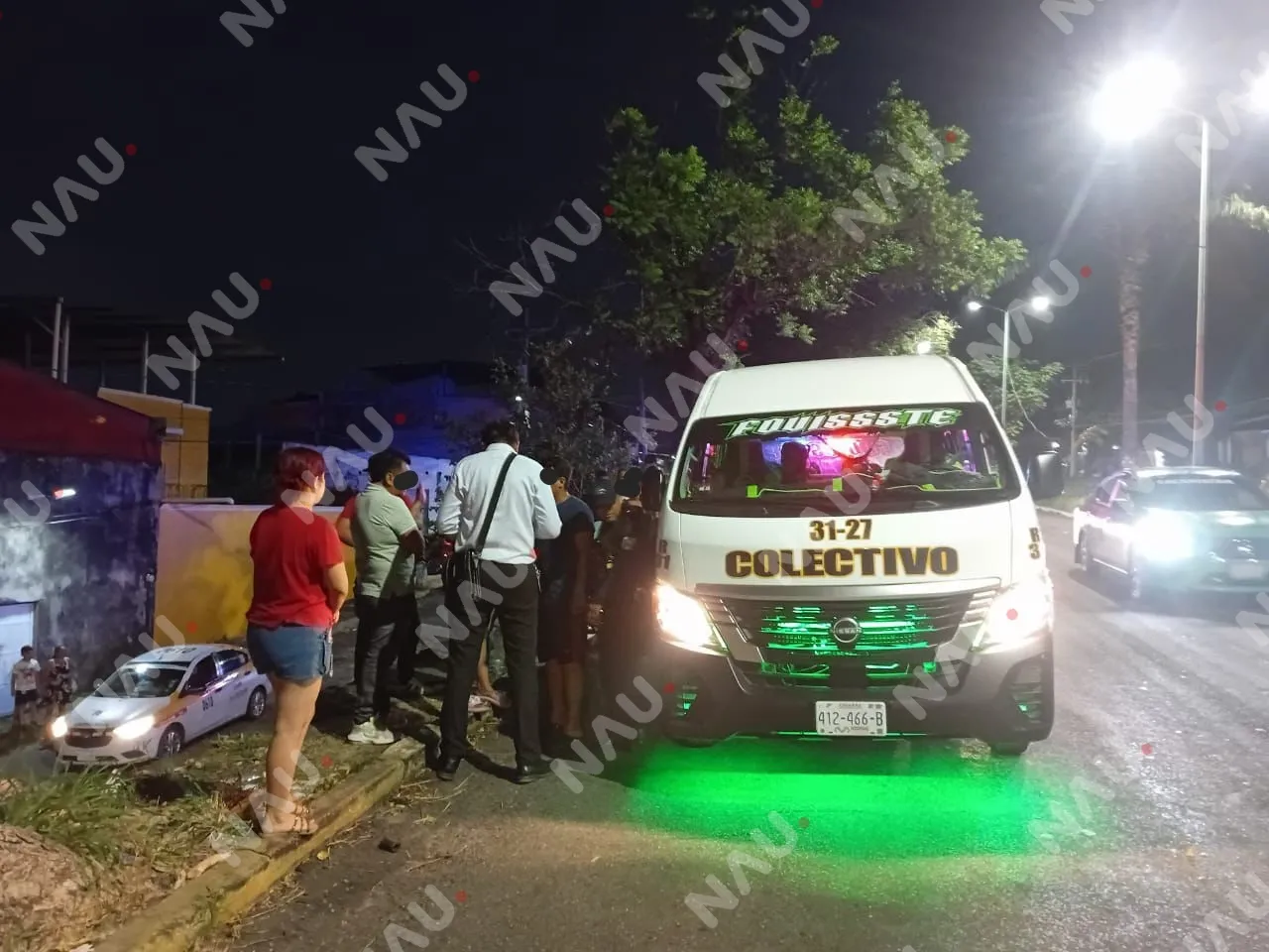 Mujer atropellada por combi del transporte público en Tapachula