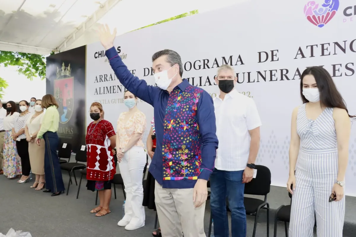 Rutilio Escandón arranca entrega de paquetes alimentarios a familias en situación de vulnerabilidad