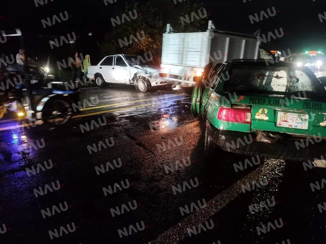 Fuerte accidente en Puerto Madero