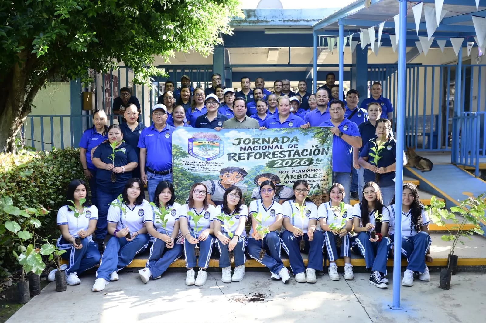 Se unen 45 prepas y 20 Telebachilleratos de Chiapas para Reforestar