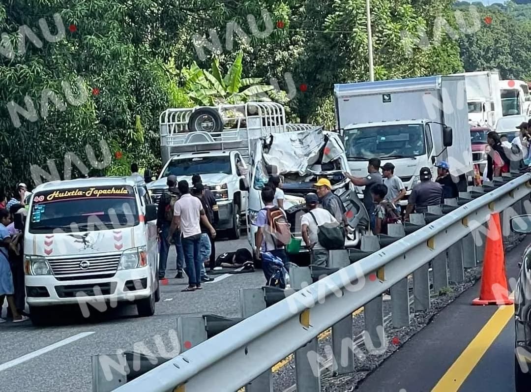 Dos muertos deja un accidente en la carretera TAPACHULA – HUIXTLA.
