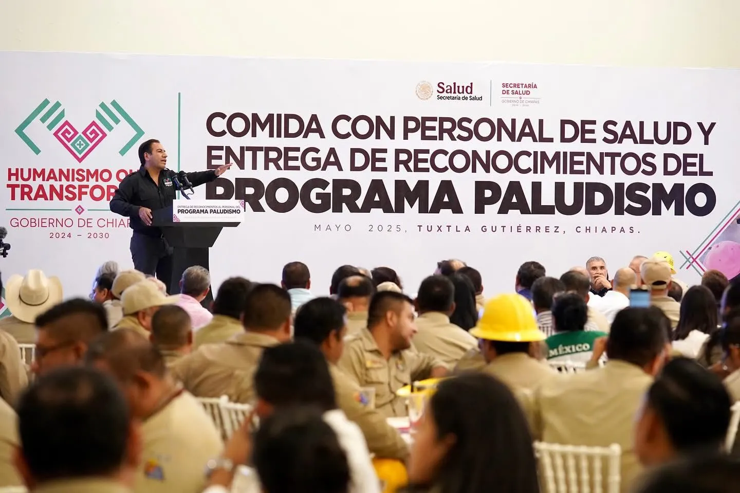 Eduardo Ramírez reconoce compromiso y entrega de trabajadores de salud a favor del pueblo de Chiapas