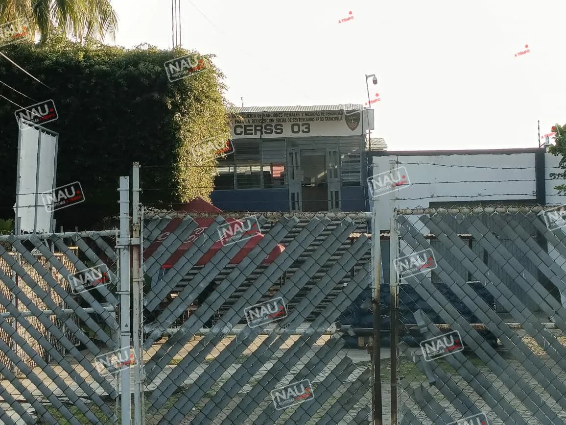 Tras operativo en el CERSS 03 trasladan a 6 reos a diferentes penales de Chiapas.